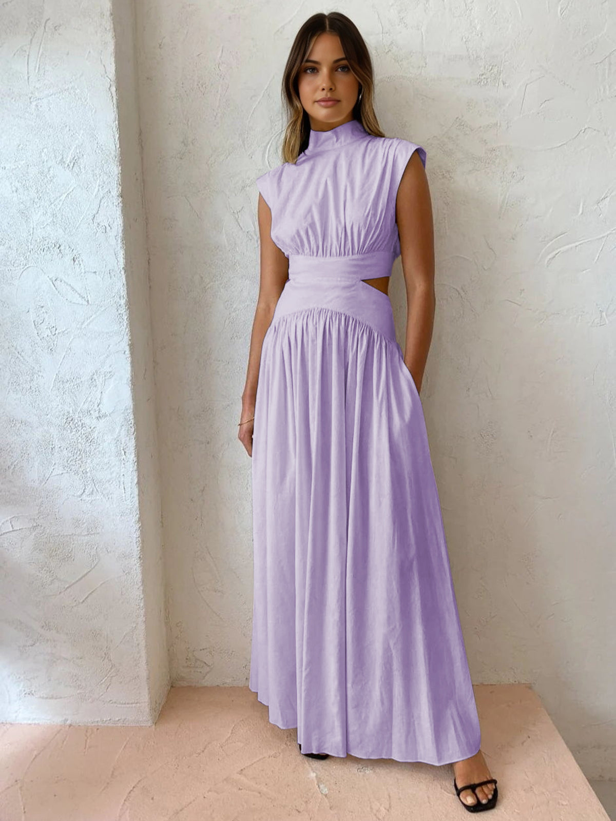 Dakota | Women's Sleeveless Cut Out Wedding Guest Two-Piece Set