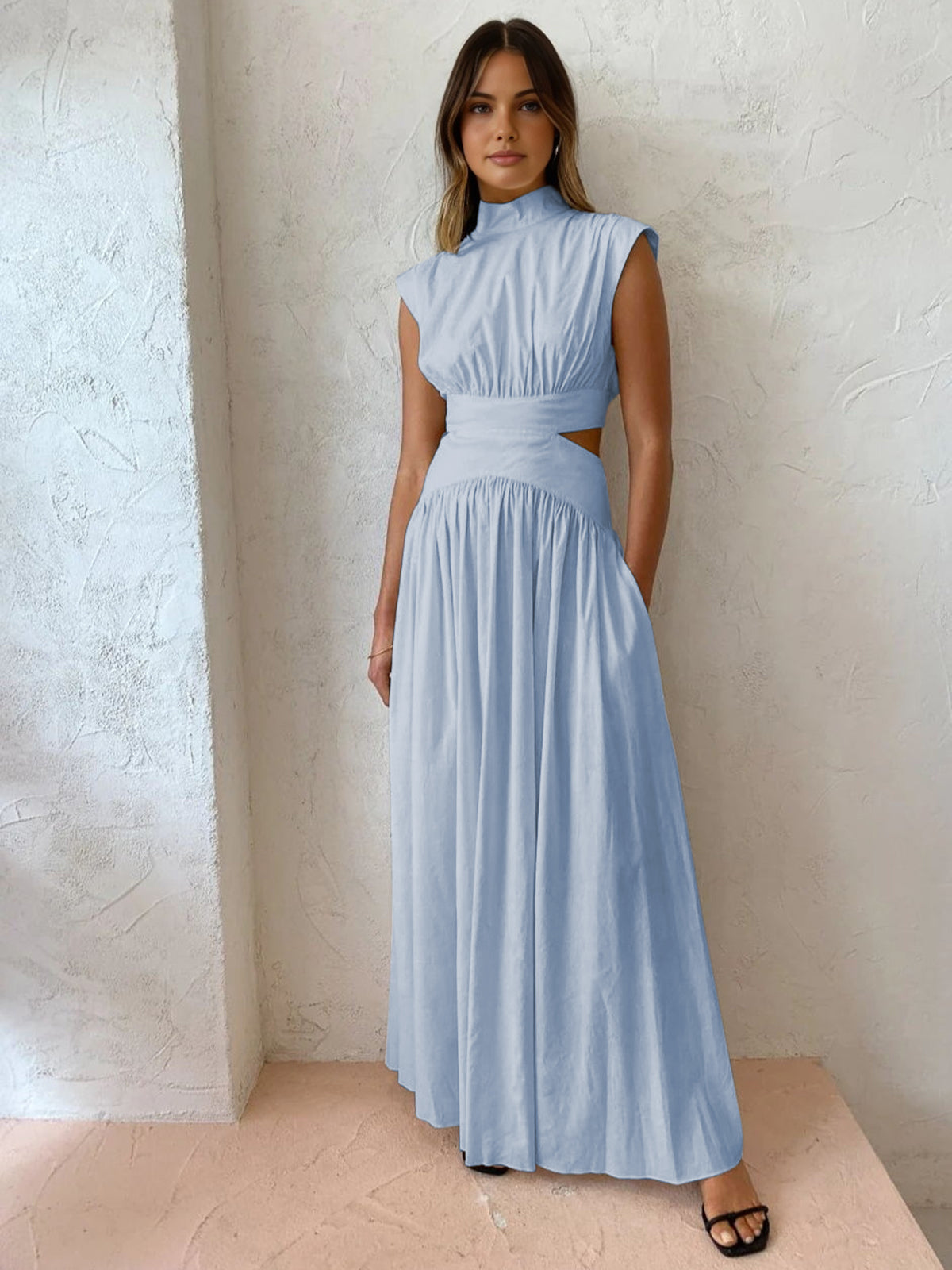 Dakota | Women's Sleeveless Cut Out Wedding Guest Two-Piece Set