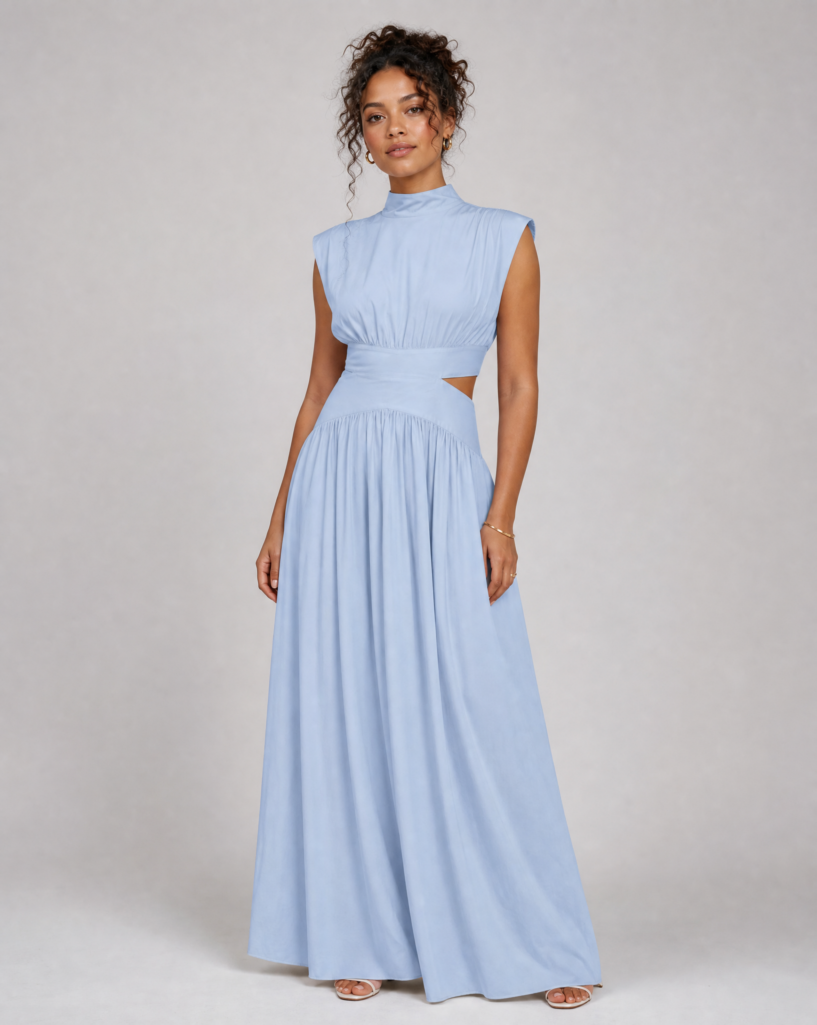 Dakota | Women's Sleeveless Cut Out Wedding Guest Two-Piece Set