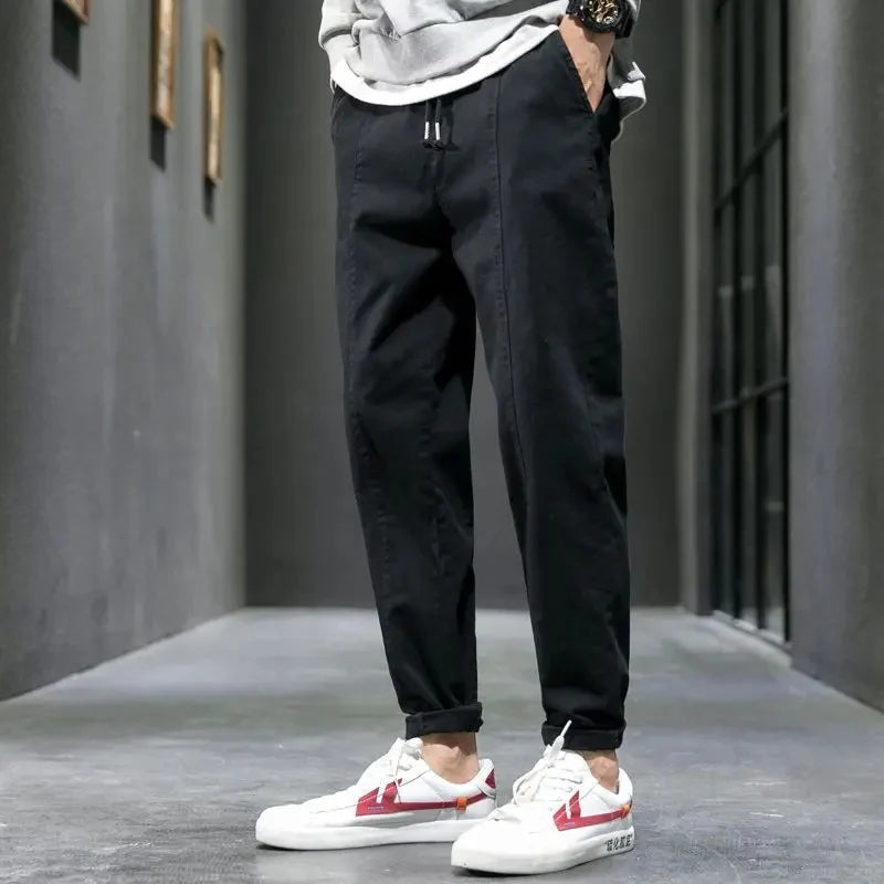 Damian | Men’s Tapered Leg Drawstring Pocket Pants