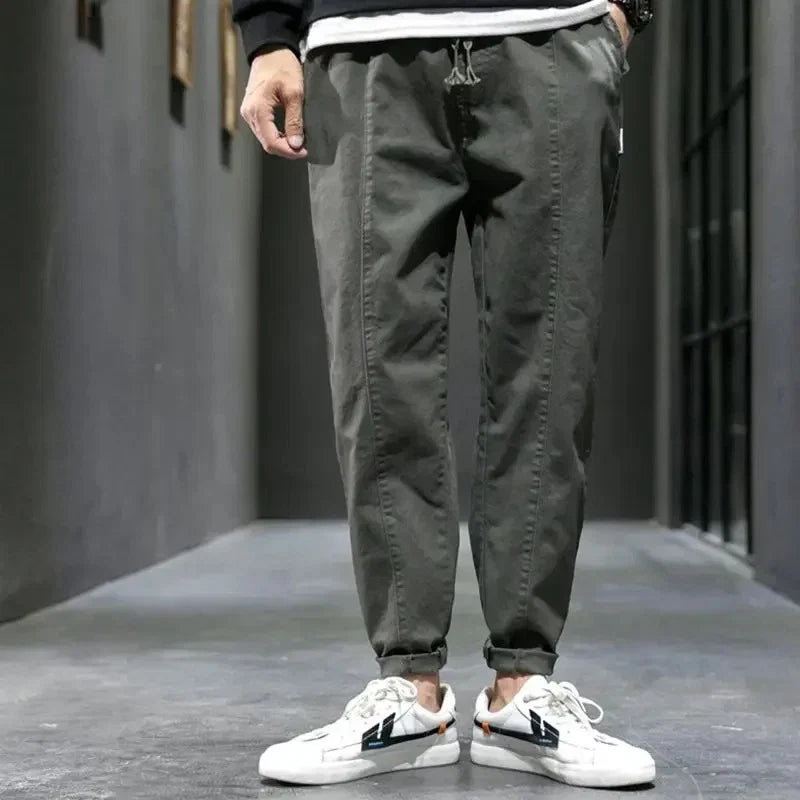 Damian | Men’s Tapered Leg Drawstring Pocket Pants