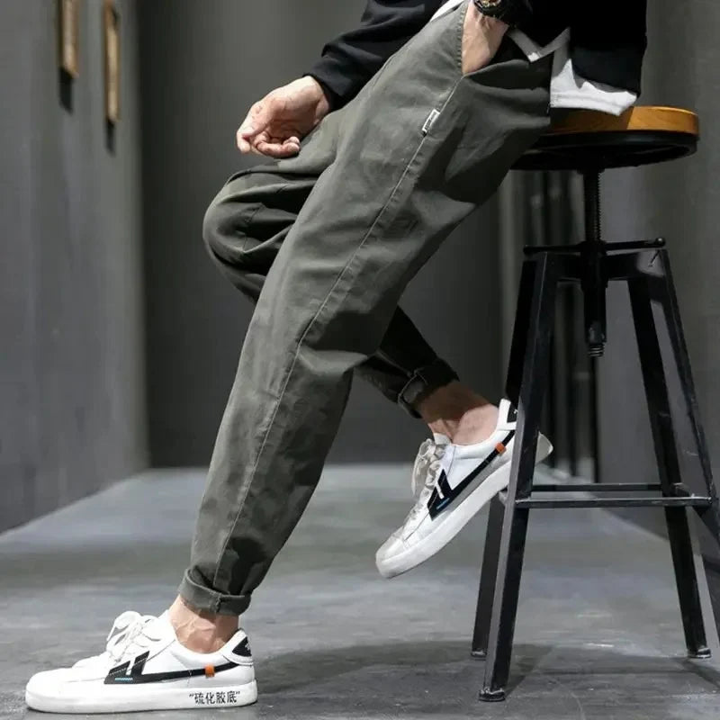 Damian | Men’s Tapered Leg Drawstring Pocket Pants