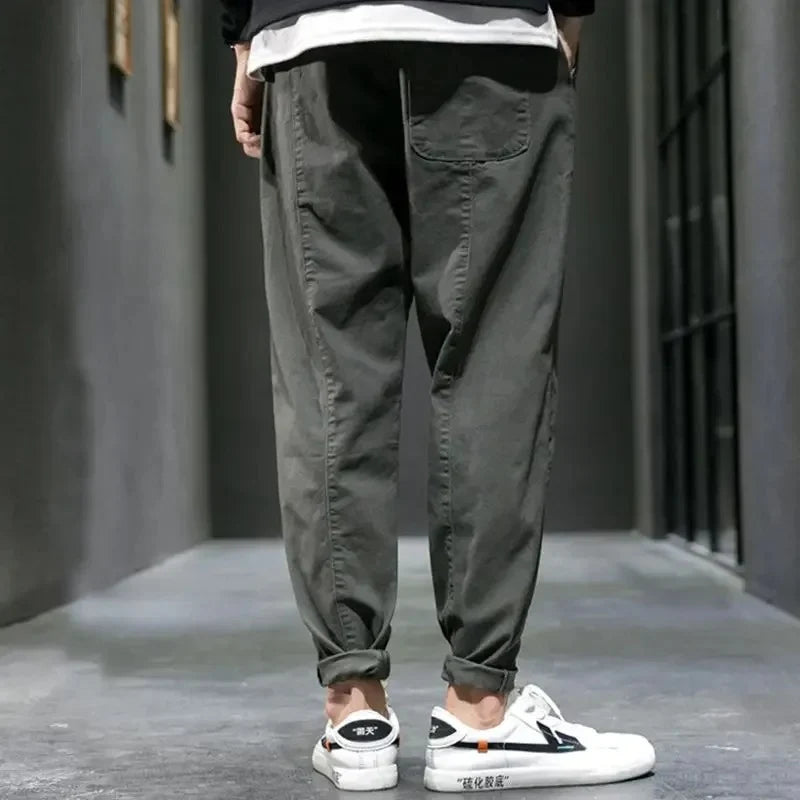 Damian | Men’s Tapered Leg Drawstring Pocket Pants