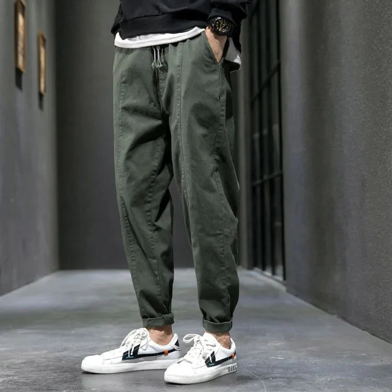Damian | Men’s Tapered Leg Drawstring Pocket Pants