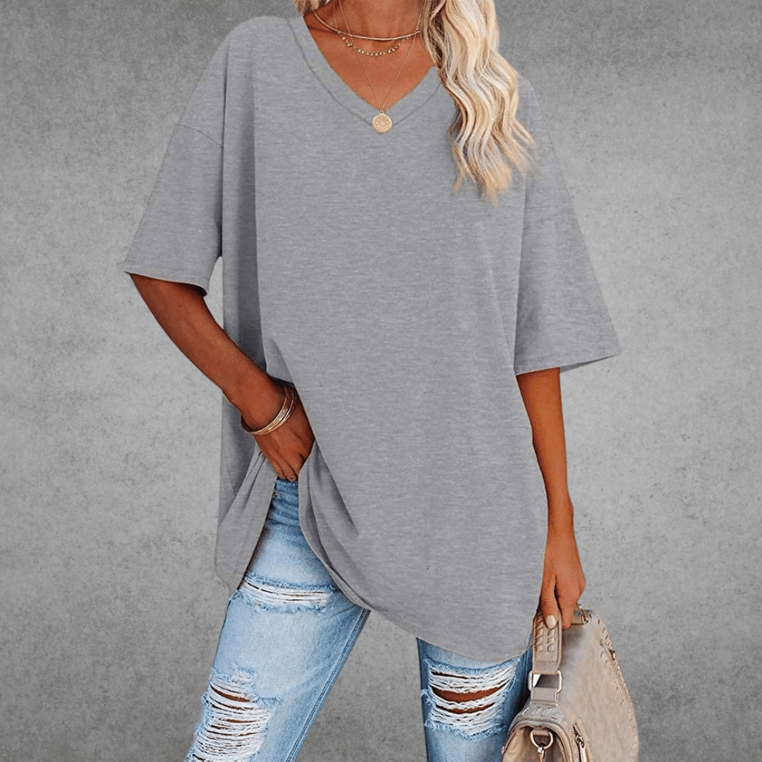 Danielle | Women’s V Neck Short Sleeve Summer T Shirt