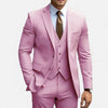 Gilberto | Men's Notched Collar Three Piece Matching Suit