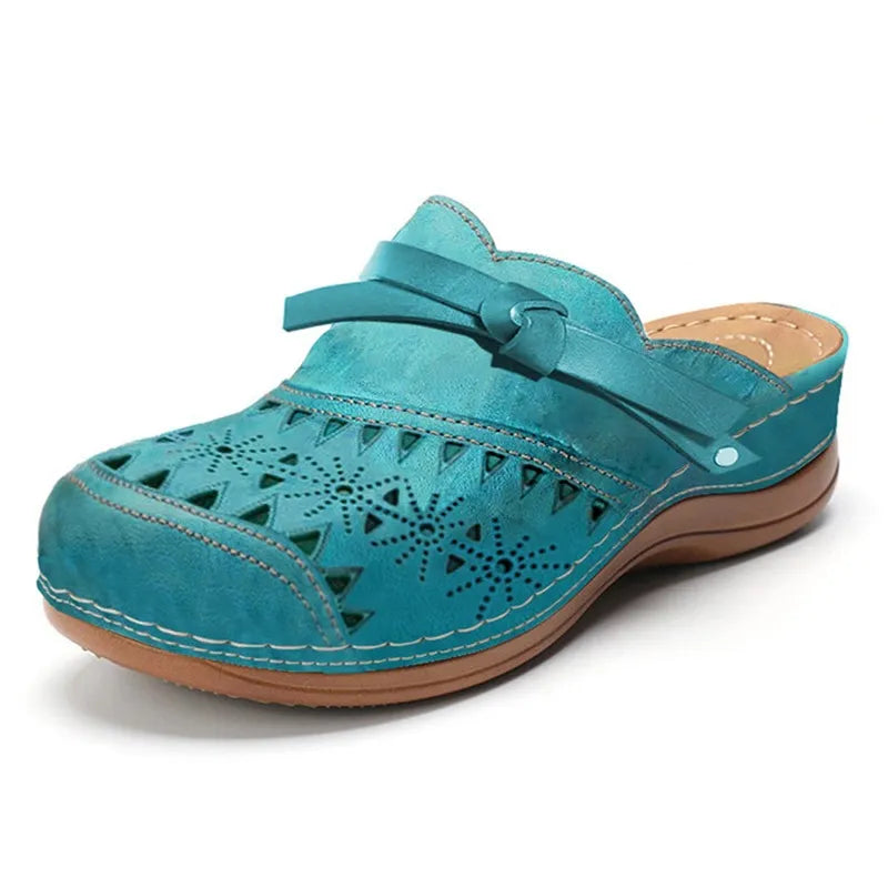 Darcy | Women's Closed Toe Slip On Cutout Clogs