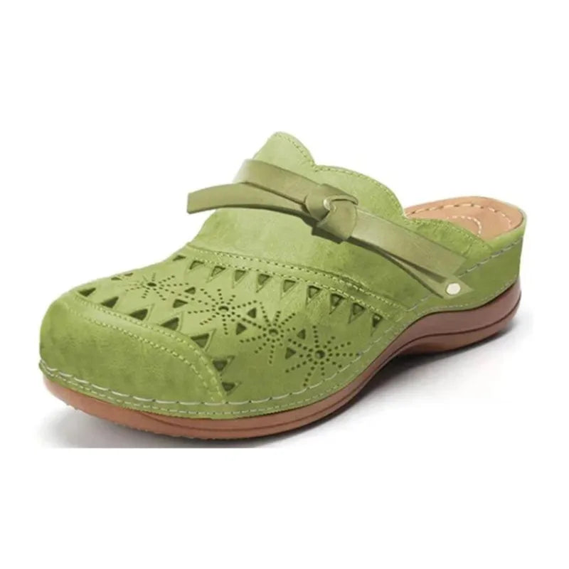 Darcy | Women's Closed Toe Slip On Cutout Clogs