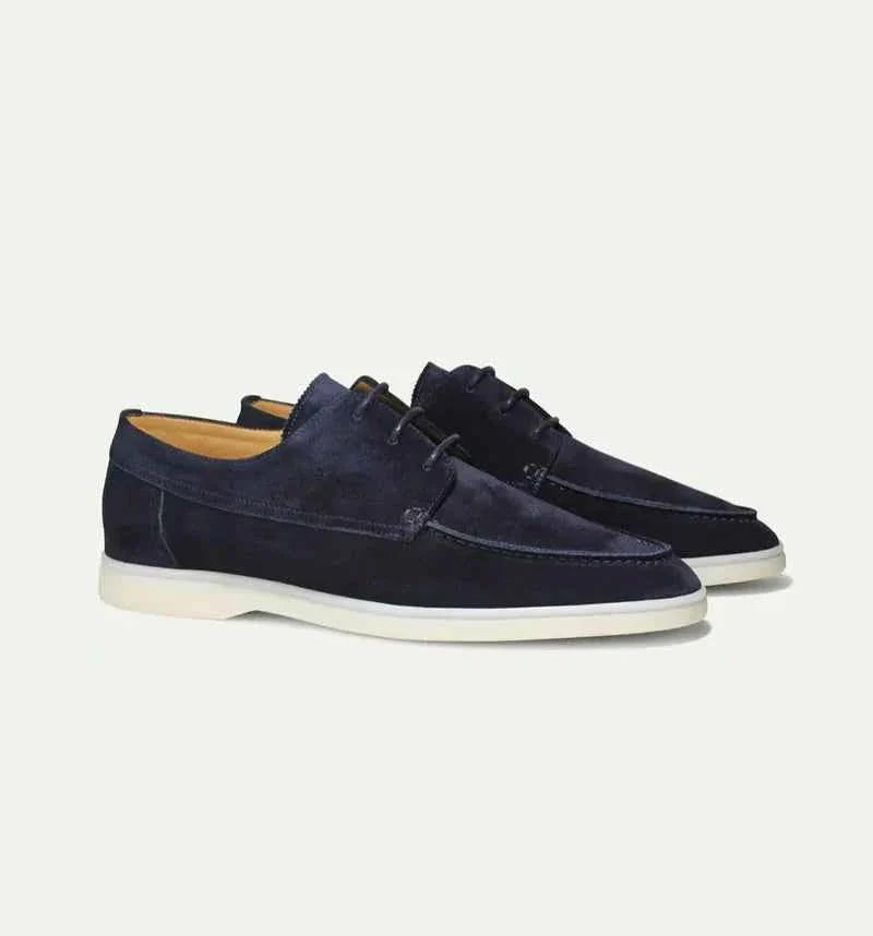 David | Men's Round Toe Lace Up Dress Loafers