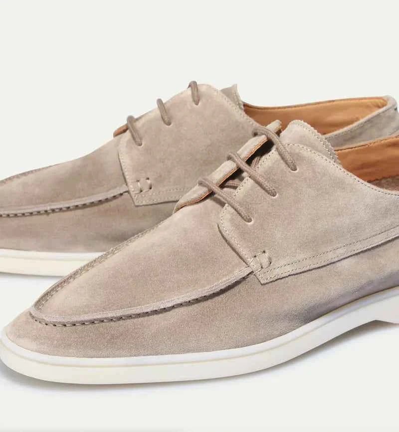 David | Men's Round Toe Lace Up Dress Loafers