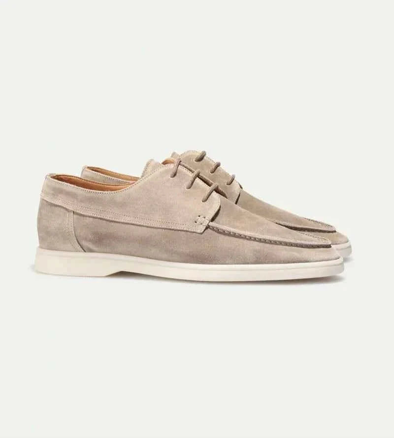David | Men's Round Toe Lace Up Dress Loafers