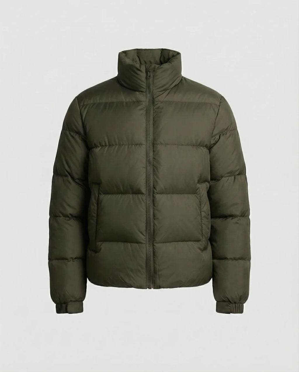 Daxton | Men’s Stand Collar Zip Front Puffer Jacket
