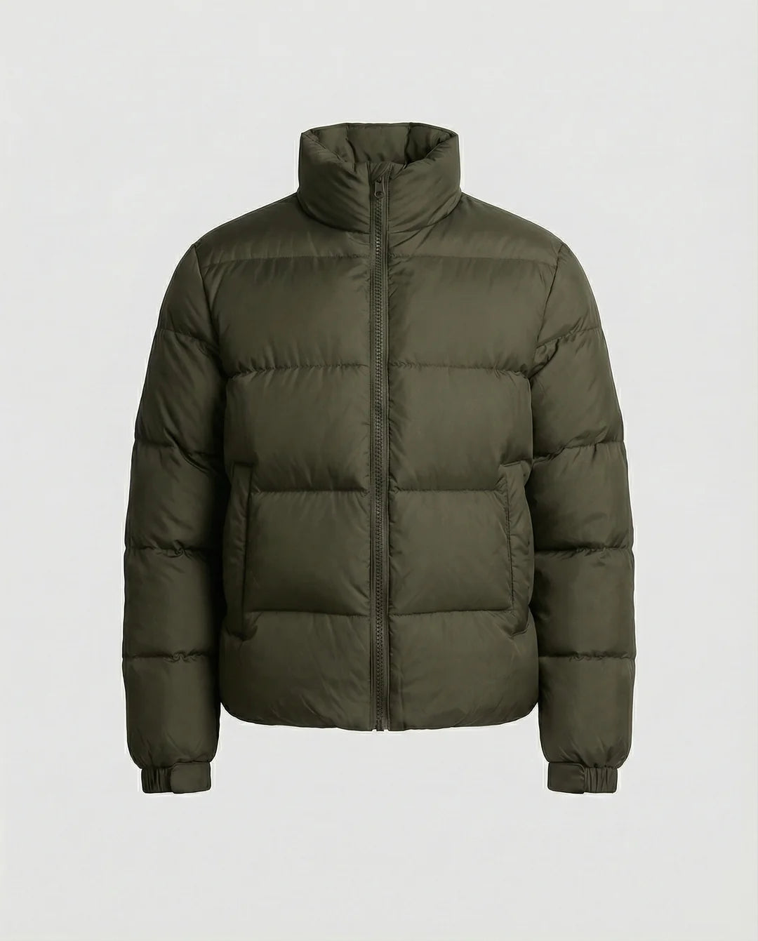 Daxton | Men’s Stand Collar Zip Front Puffer Jacket