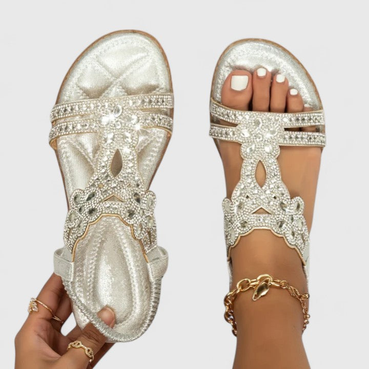 Denise | Women's Strappy Slingback Strap Open Toe Sandals