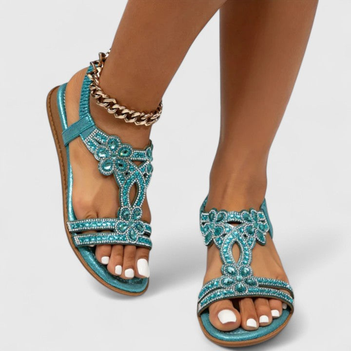 Denise | Women's Strappy Slingback Strap Open Toe Sandals