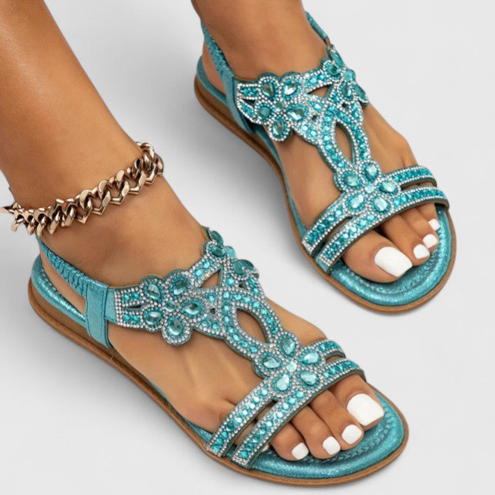 Denise | Women's Strappy Slingback Strap Open Toe Sandals
