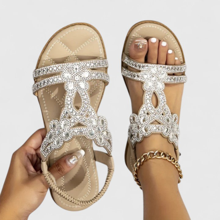 Denise | Women's Strappy Slingback Strap Open Toe Sandals