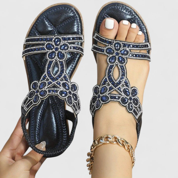 Denise | Women's Strappy Slingback Strap Open Toe Sandals