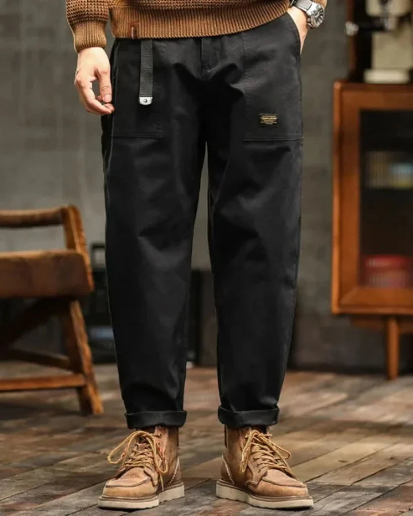 Dennis | Men’s Straight Leg Utility Cargo Pocket Pants