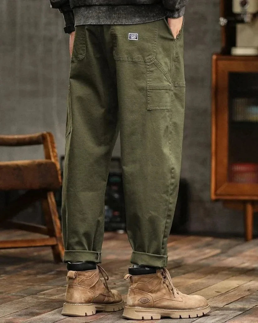 Dennis | Men’s Straight Leg Utility Cargo Pocket Pants