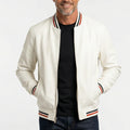 Dennison | Men’s Long Sleeve Front Zip Striped Pockets Jacket