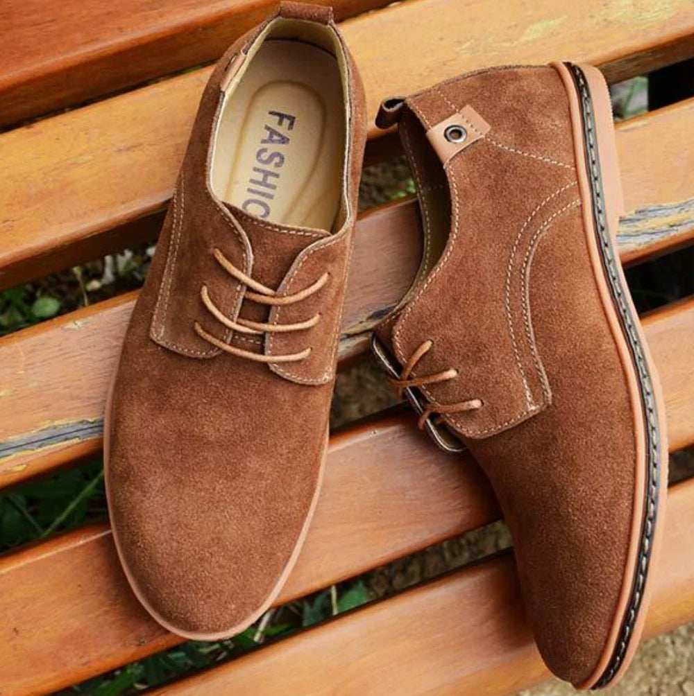 Dermot | Men’s Round Toe Lace Up Derby Dress Shoes