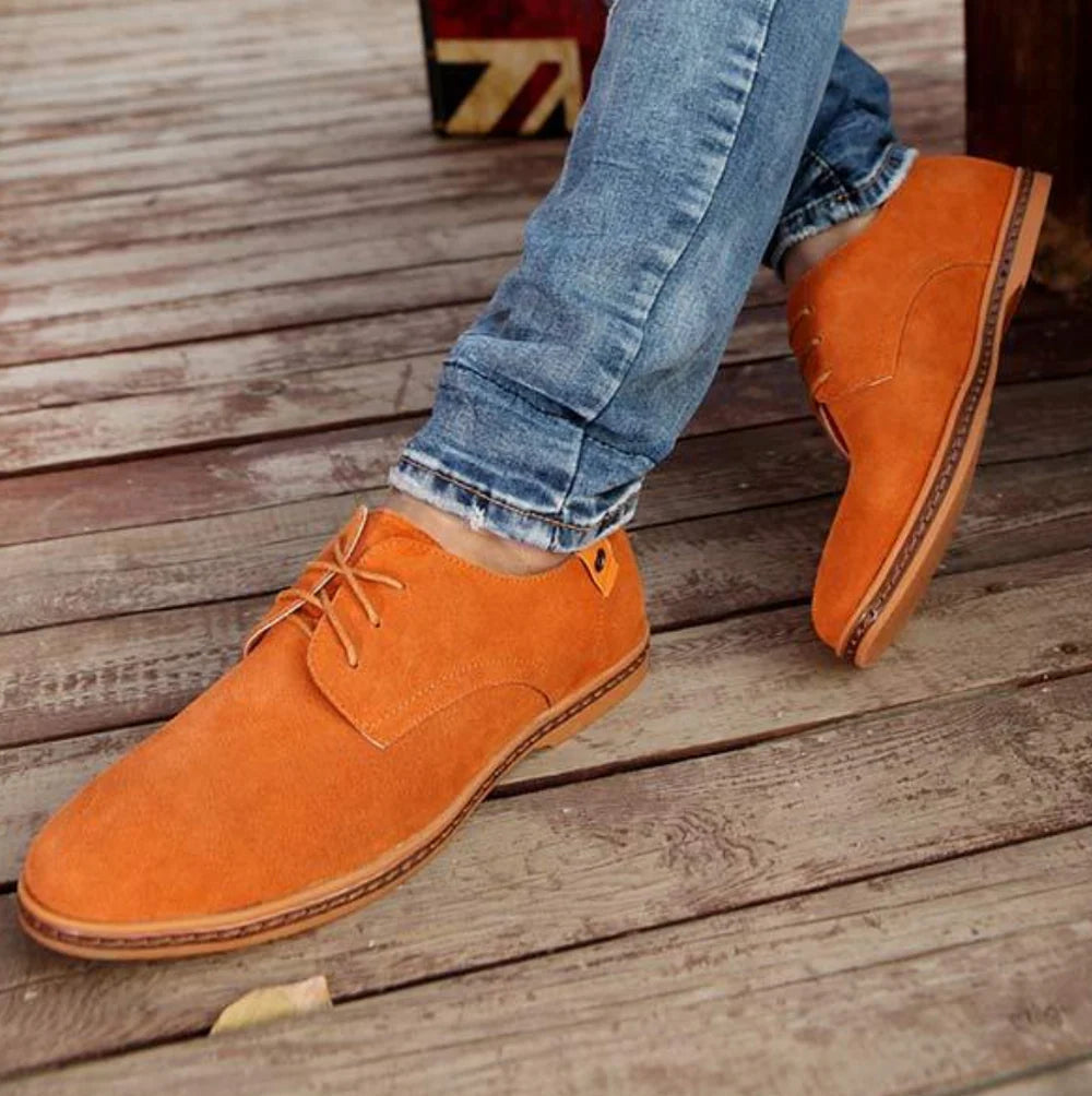 Dermot | Men’s Round Toe Lace Up Derby Dress Shoes