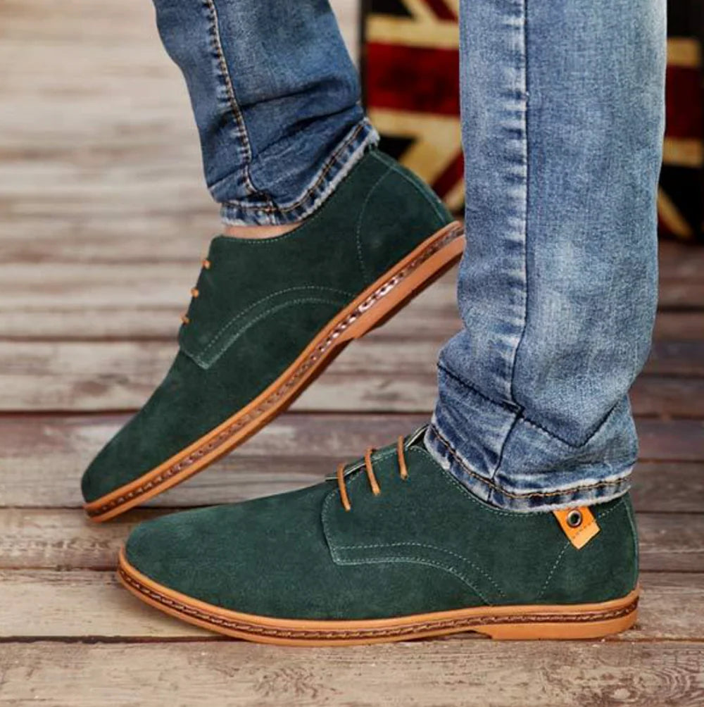 Dermot | Men’s Round Toe Lace Up Derby Dress Shoes