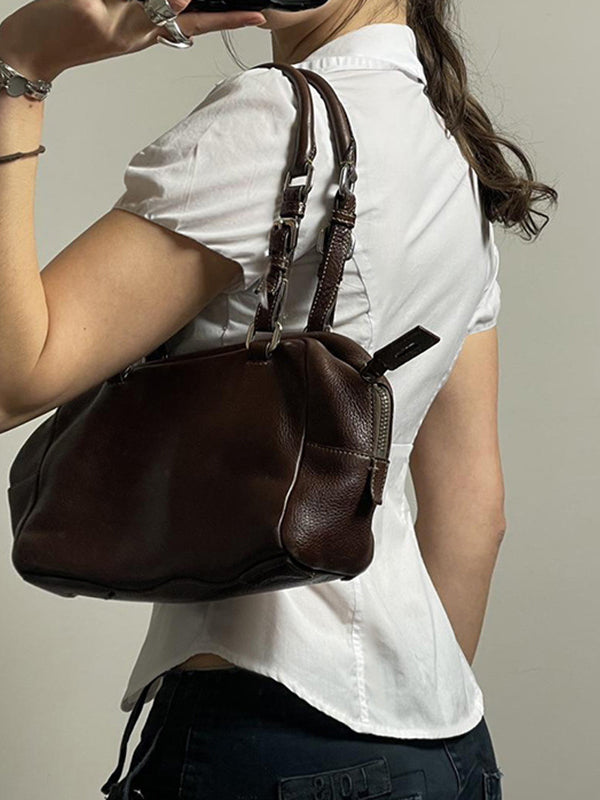 Devlyn | Women's Button Front Turn Down Collar White Shirt