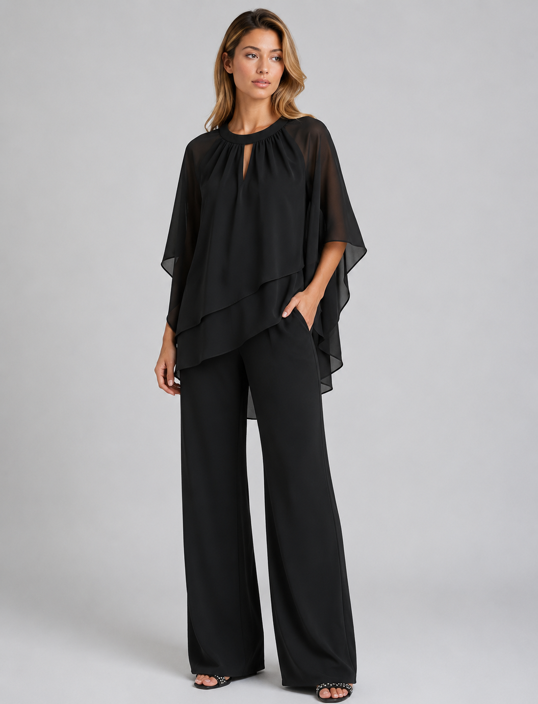 Dolly | Women's Flowy Straight Leg Two Piece Matching Suit