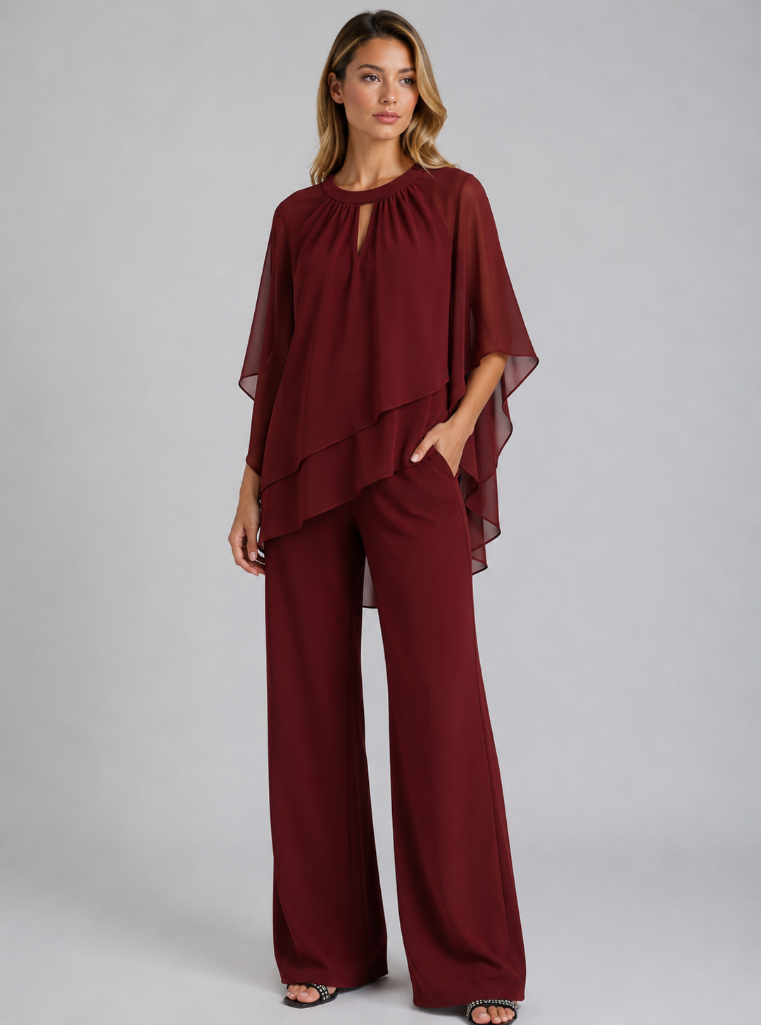Dolly | Women's Flowy Straight Leg Two Piece Matching Suit