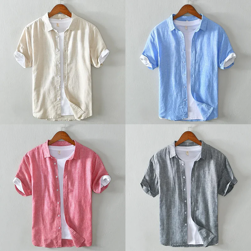 Donald | Men’s Short Sleeve Button Front Shirt