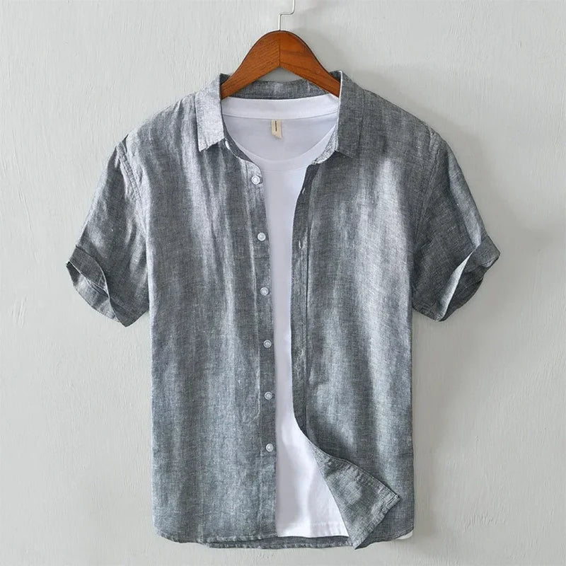 Donald | Men’s Short Sleeve Button Front Shirt