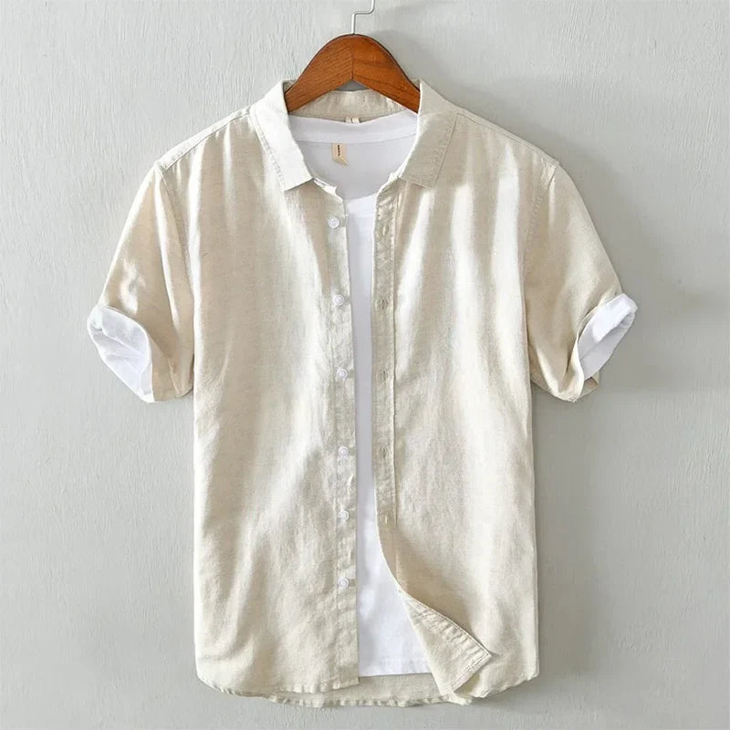 Donald | Men’s Short Sleeve Button Front Shirt