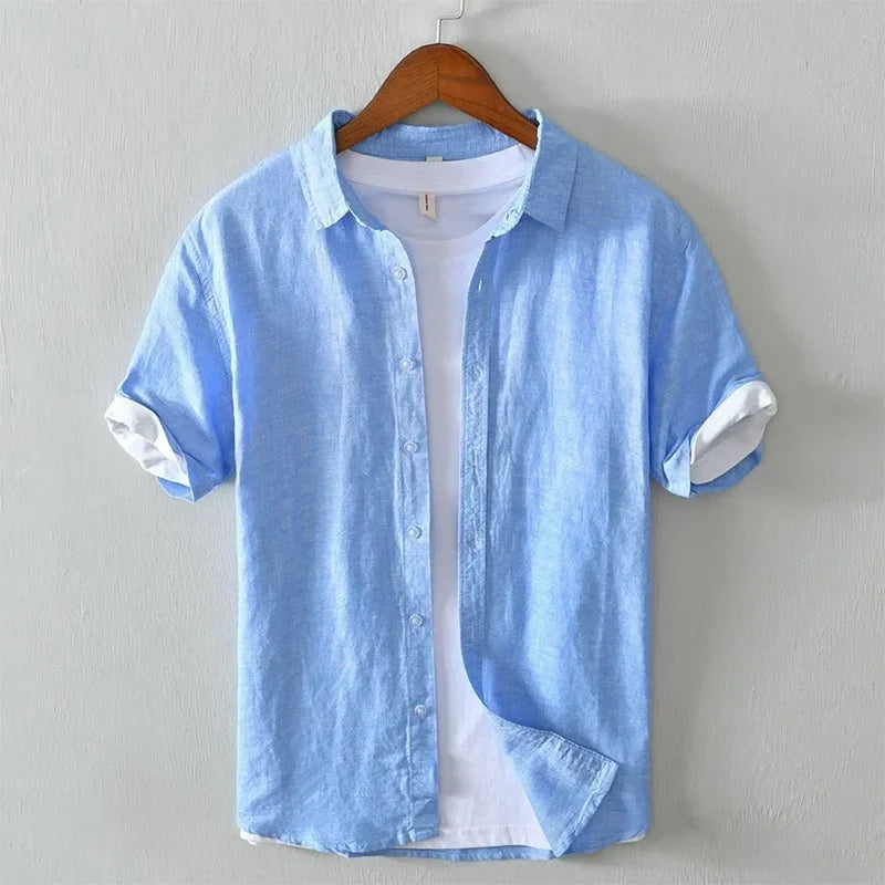 Donald | Men’s Short Sleeve Button Front Shirt