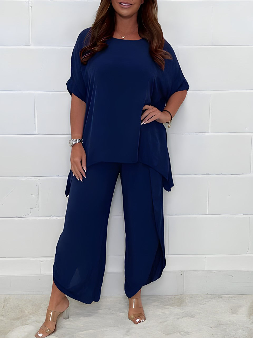 Doria | Women's Wide Leg Two Piece Matching Set