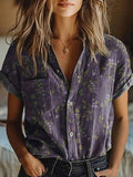 Doris | Women's Short Sleeve Floral Summer Shirt