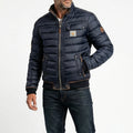 Drayden | Men’s Long Sleeve Stand Collar Zip Front Bomber Jacket