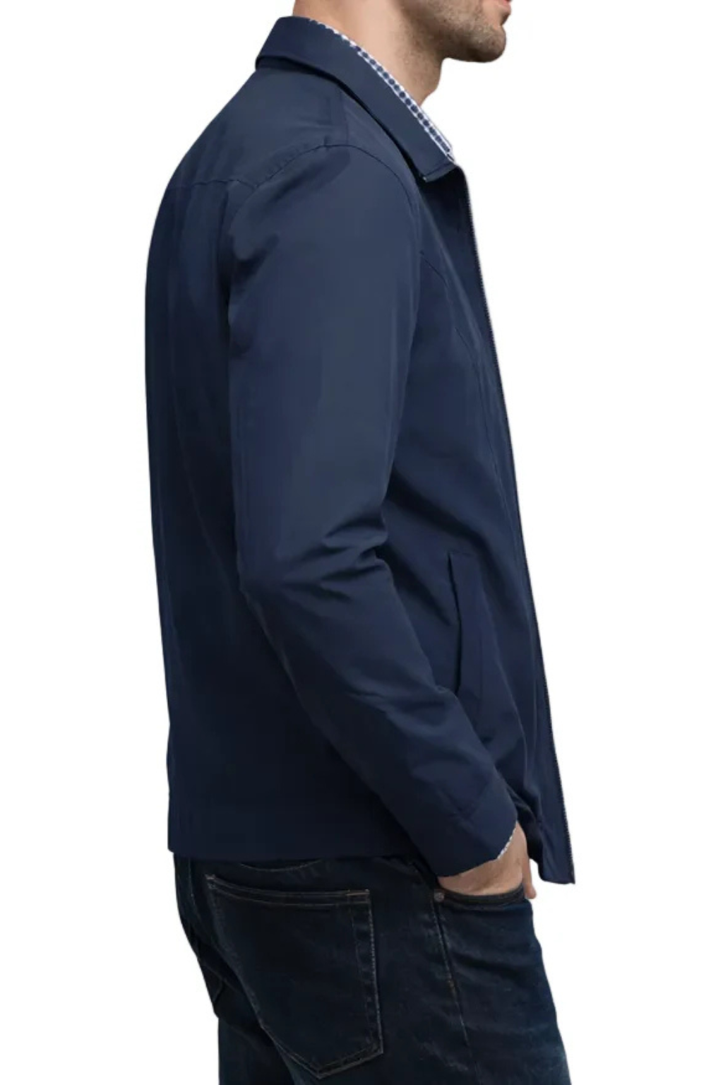 Duncan | Men’s Check Lined Long Sleeve Jacket