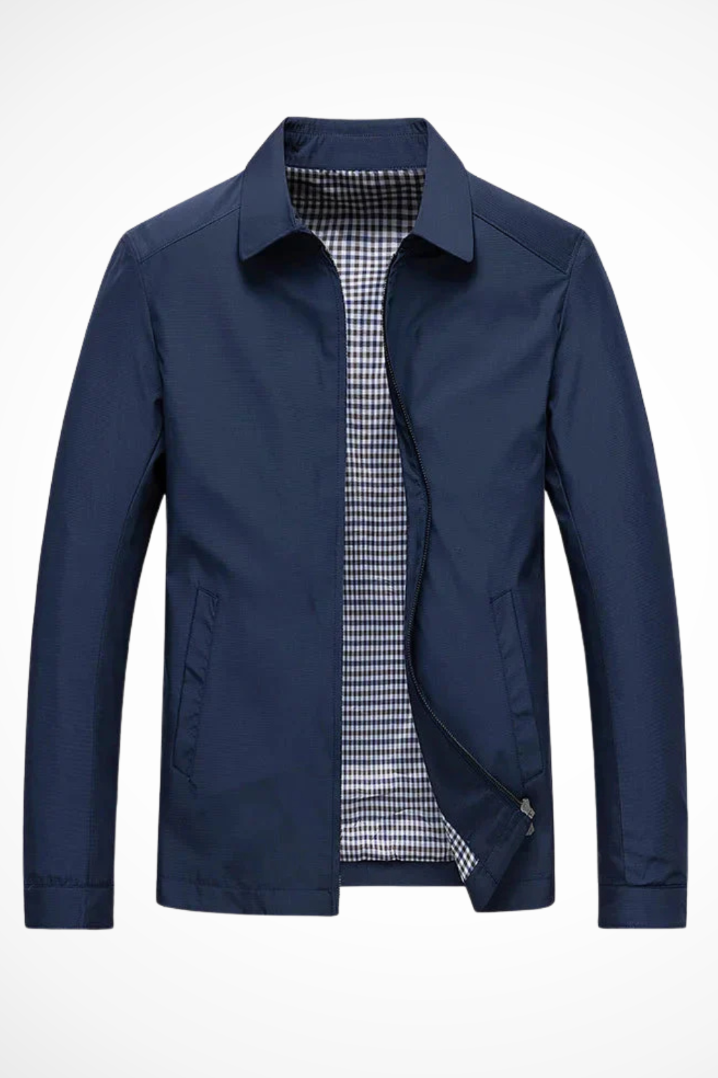 Duncan | Men’s Check Lined Long Sleeve Jacket