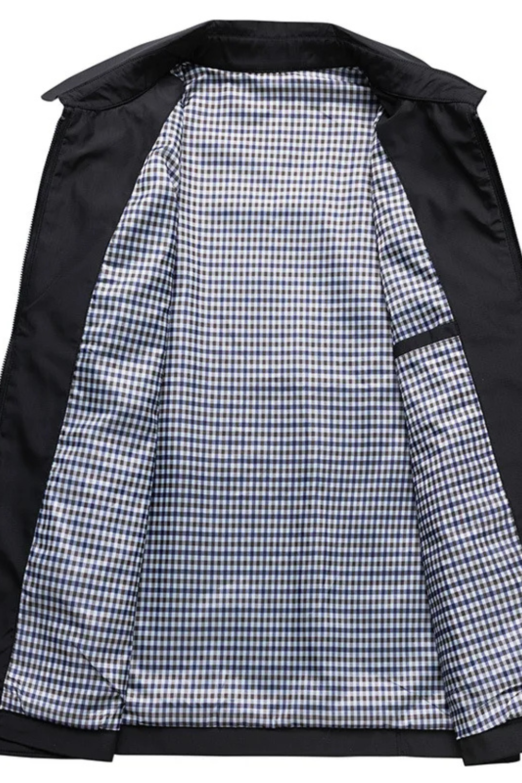 Duncan | Men’s Check Lined Long Sleeve Jacket