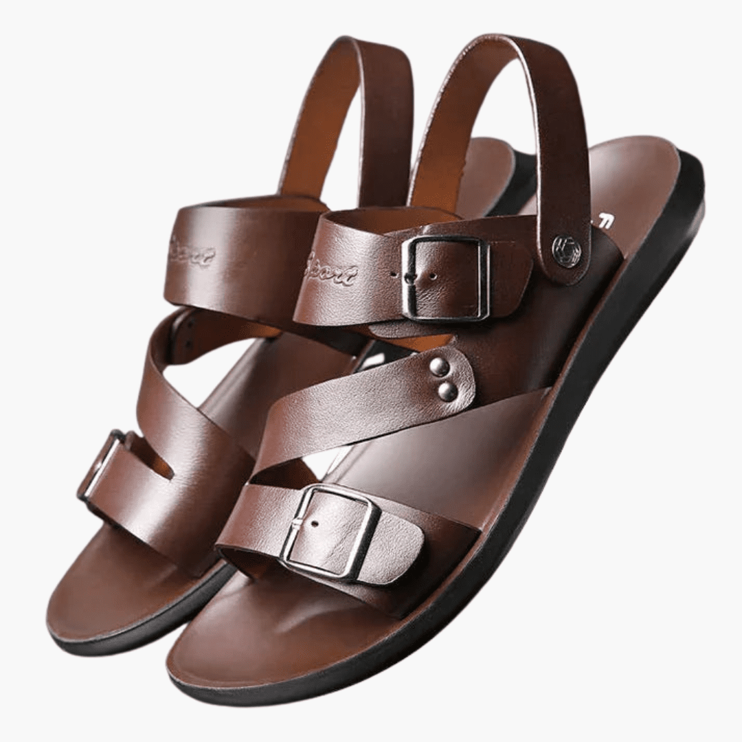 Dylan | Men's Open Toe Buckle Strap Sandals