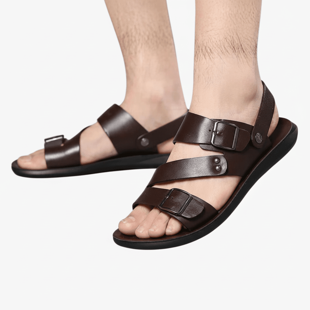 Dylan | Men's Open Toe Buckle Strap Sandals