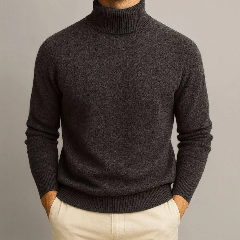 Ebenezer | Men’s Turtleneck Long Sleeve Cashmere Sweater