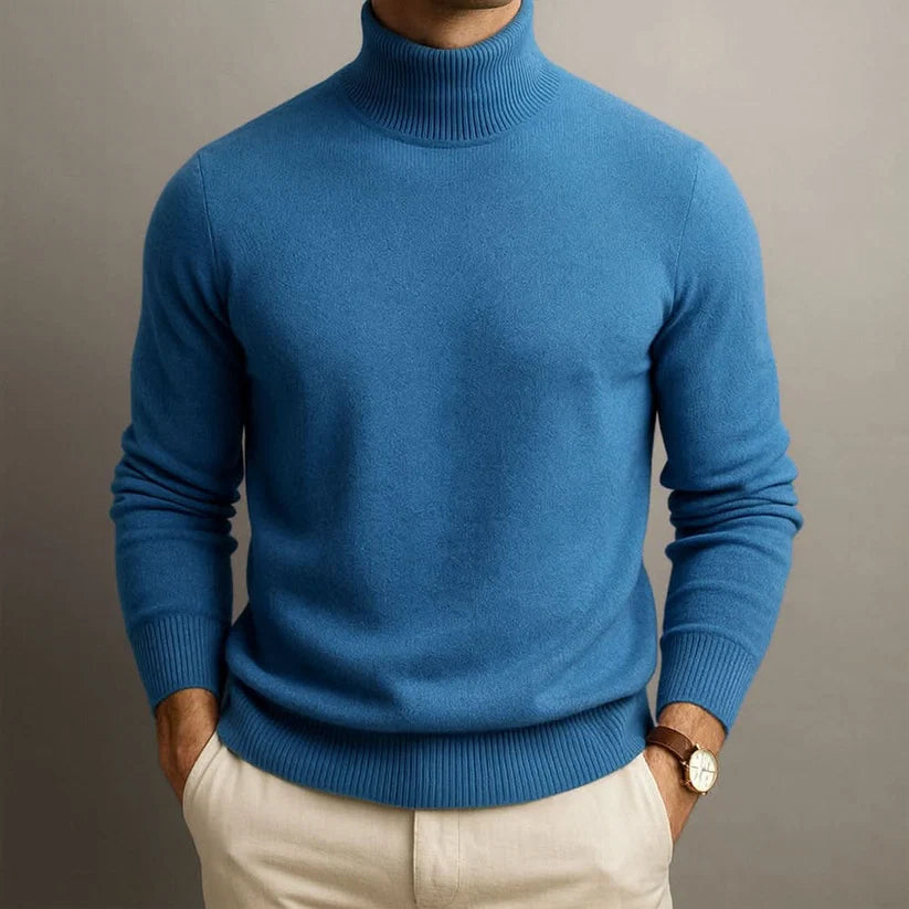 Ebenezer | Men’s Turtleneck Long Sleeve Cashmere Sweater