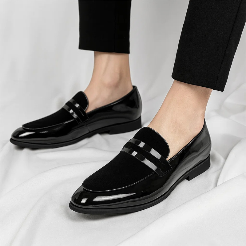 Edmund | Men's Slip-On Pointed Toe Dress Loafers