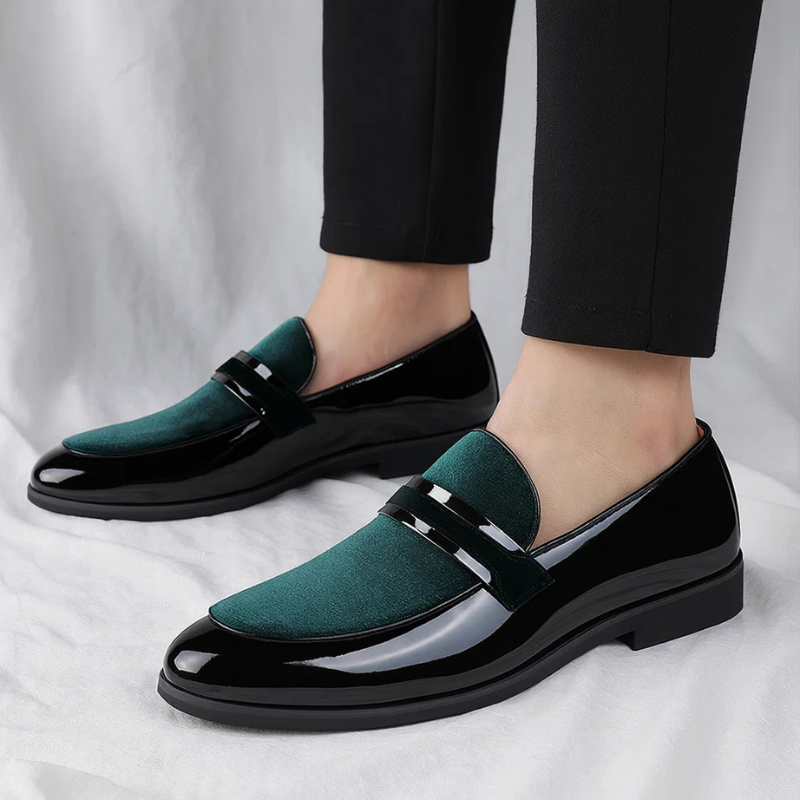 Edmund | Men's Slip-On Pointed Toe Dress Loafers