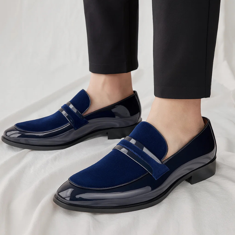 Edmund | Men's Slip-On Pointed Toe Dress Loafers