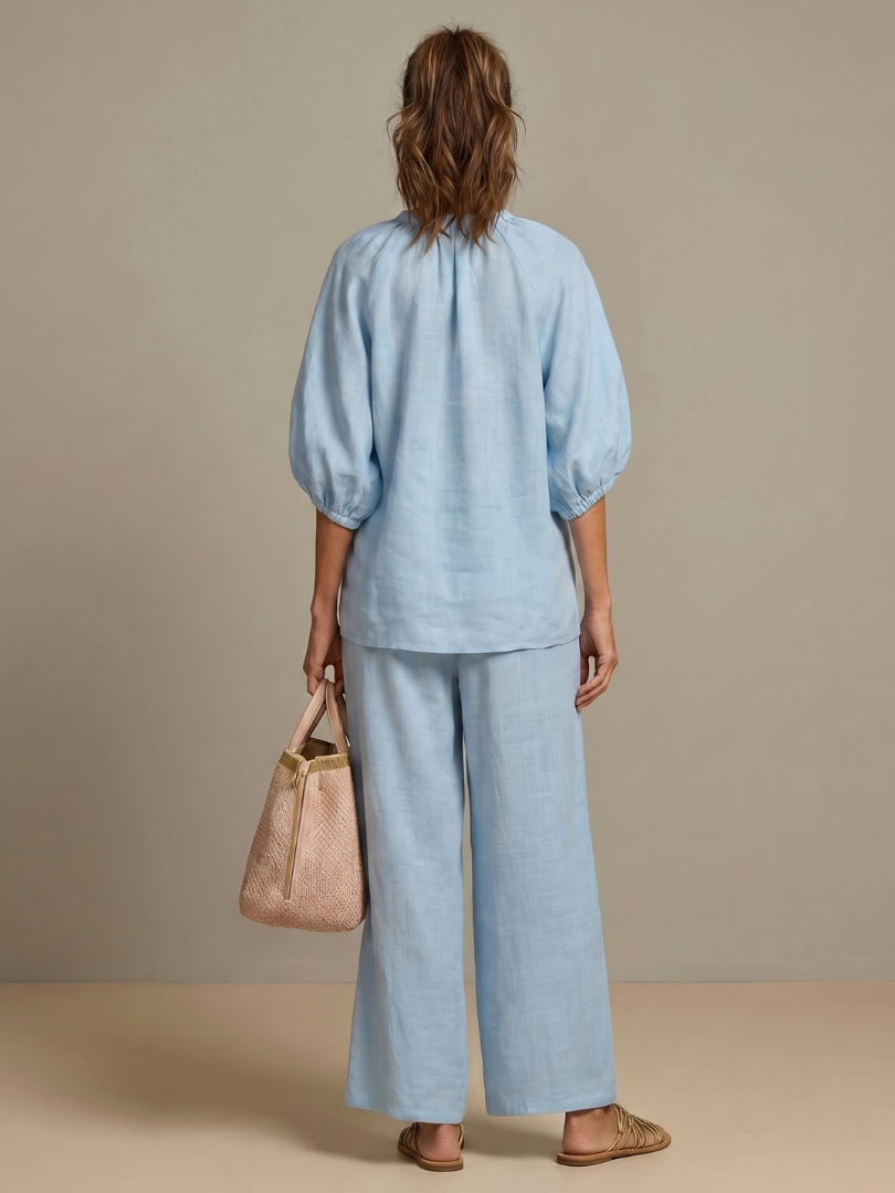 Eileen | Women's Zip Front Drawstring Two Piece Set
