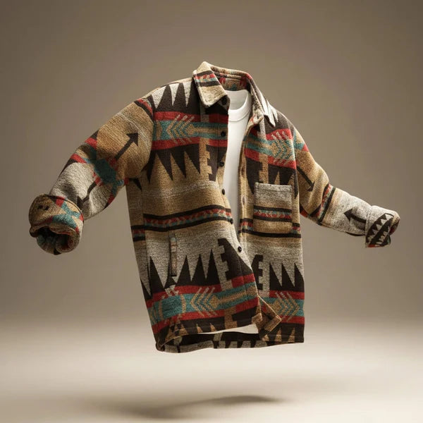 Eleazar | Men’s Long Sleeve Button Front Chest Pocket Jacket
